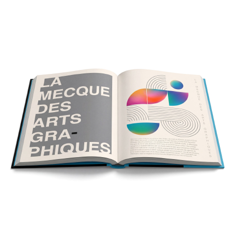 Livre ouvert La Mecque des arts graphiques